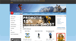 Desktop Screenshot of explorersport.ro